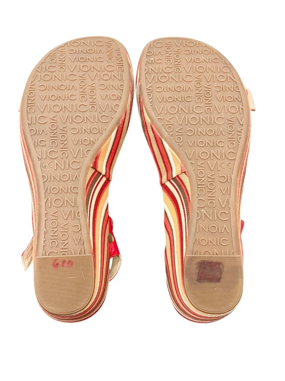 Vionic Enisa Orthotic Wedge Sandals Size 11
